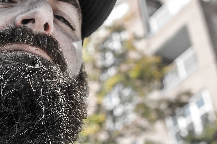 man, person, selfie, beard, one person, facial hair, men, adult HD wallpaper