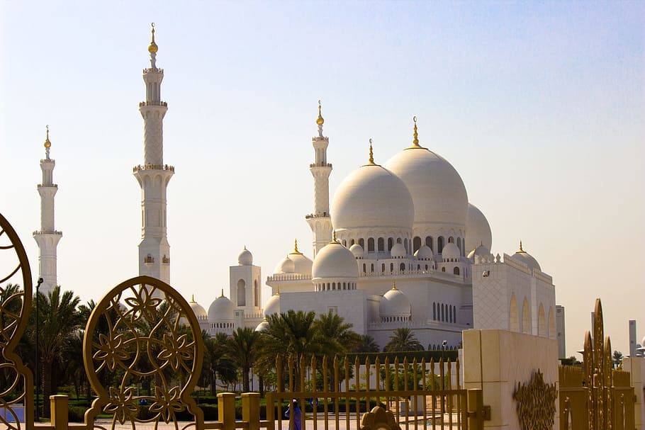 photo of Taj Mahal of India during daytime, abu, dhabi, architecture HD wallpaper