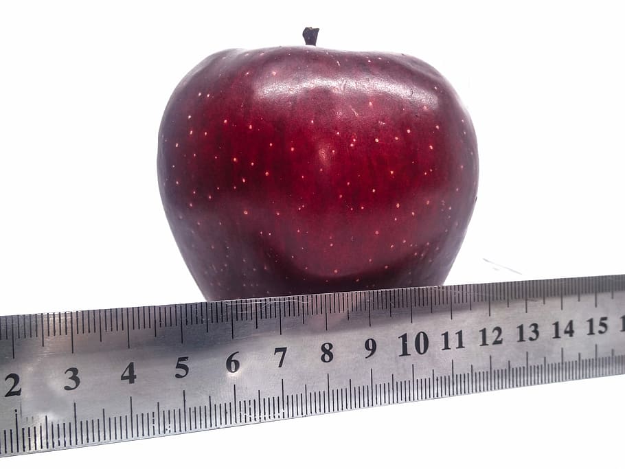 Fruit, Red Apple, white background, power, love apples, size HD wallpaper