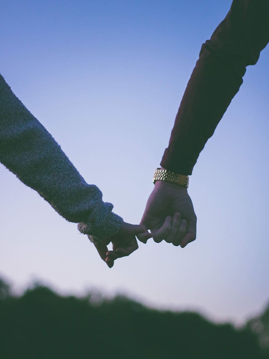 Hd Wallpaper Man And Woman Holding Hand Using Pinky Fingers Man And Woman Holding Pinky Finger Wallpaper Flare