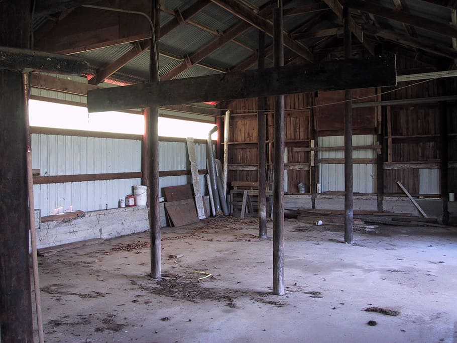 barn, empty, weathered, wall, wood, rustic, rural, aged, abandoned HD wallpaper