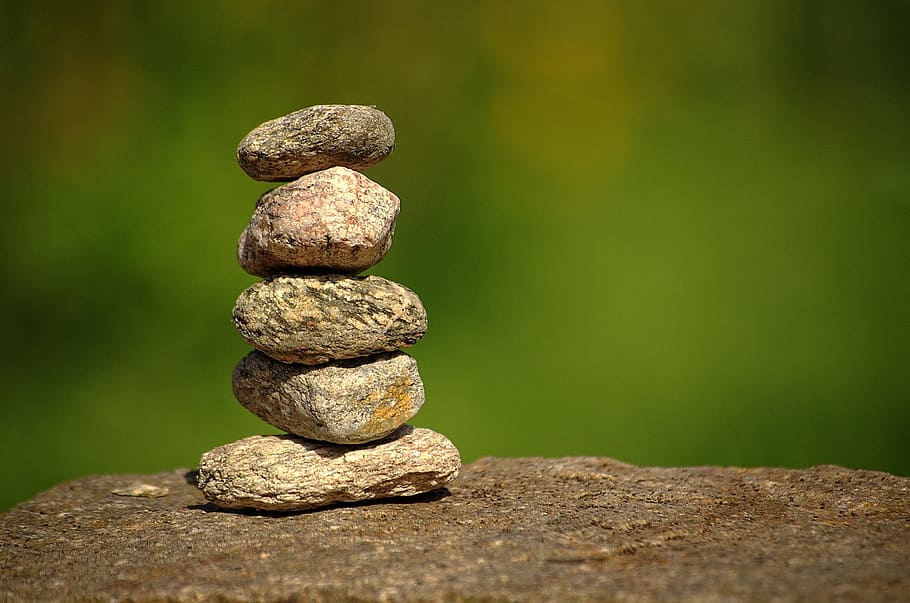 pile stones on ground, stone troll, nature, stone sculpture | Wallpaper Flare