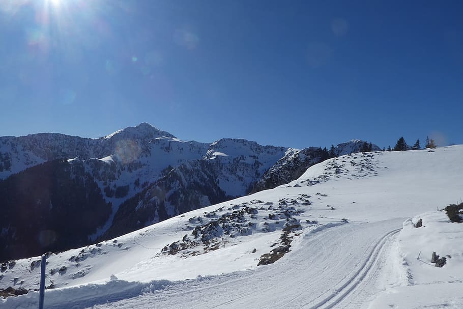snow, mountain, winter, nistos, the high pyrenees, france, cold temperature HD wallpaper