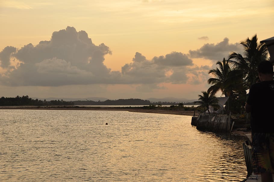 beach, sunset, marau, sky, water, cloud - sky, beauty in nature HD wallpaper