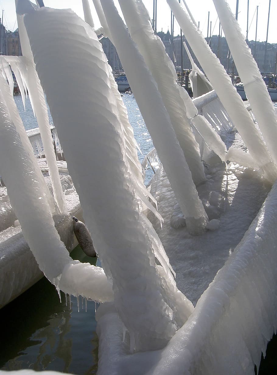 winter, ice, cold, gel, winter landscape, cold temperature HD wallpaper