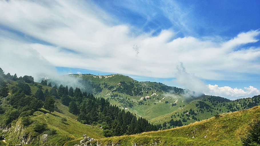 mountain, nature, landscape, cloud - sky, beauty in nature HD wallpaper