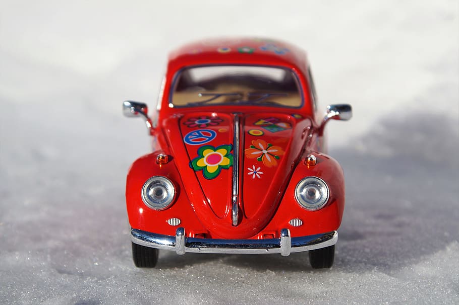 Model Car, Auto, Vehicles, Vw, Beetle, automotive, oldtimer HD wallpaper