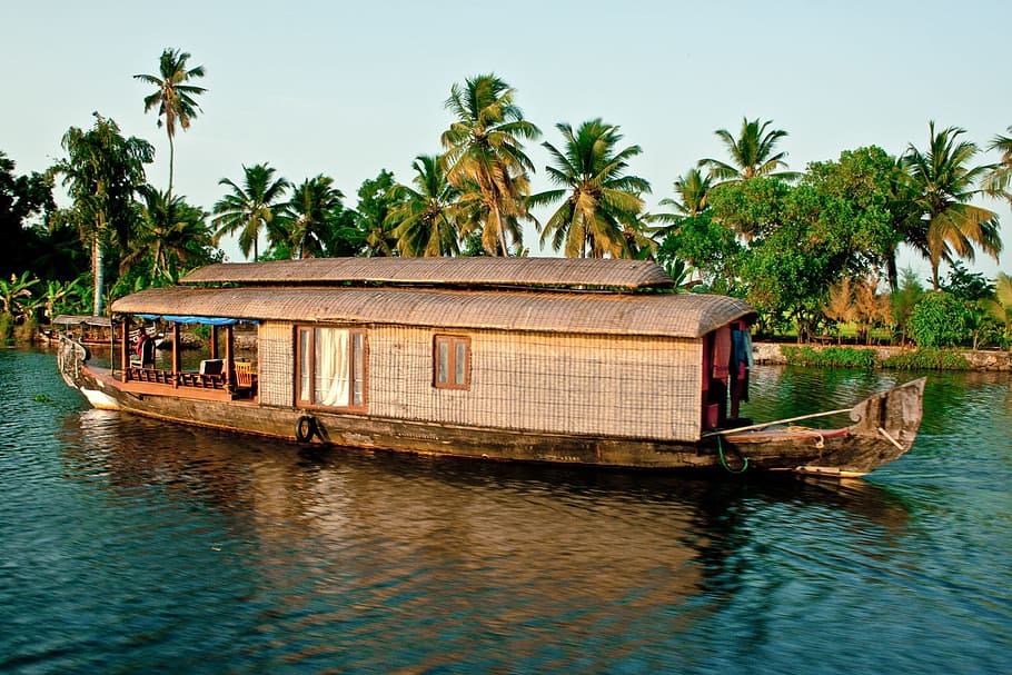 A houseboat in Kovalam