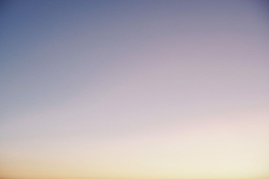 photography of white sky at golden hour, untitled, gradient, blue HD wallpaper