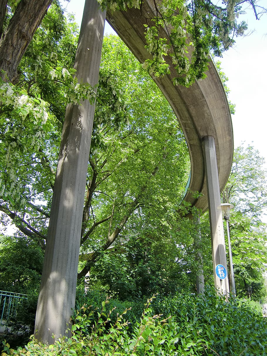 bridge, support, pillar, bridge piers, construction, building HD wallpaper