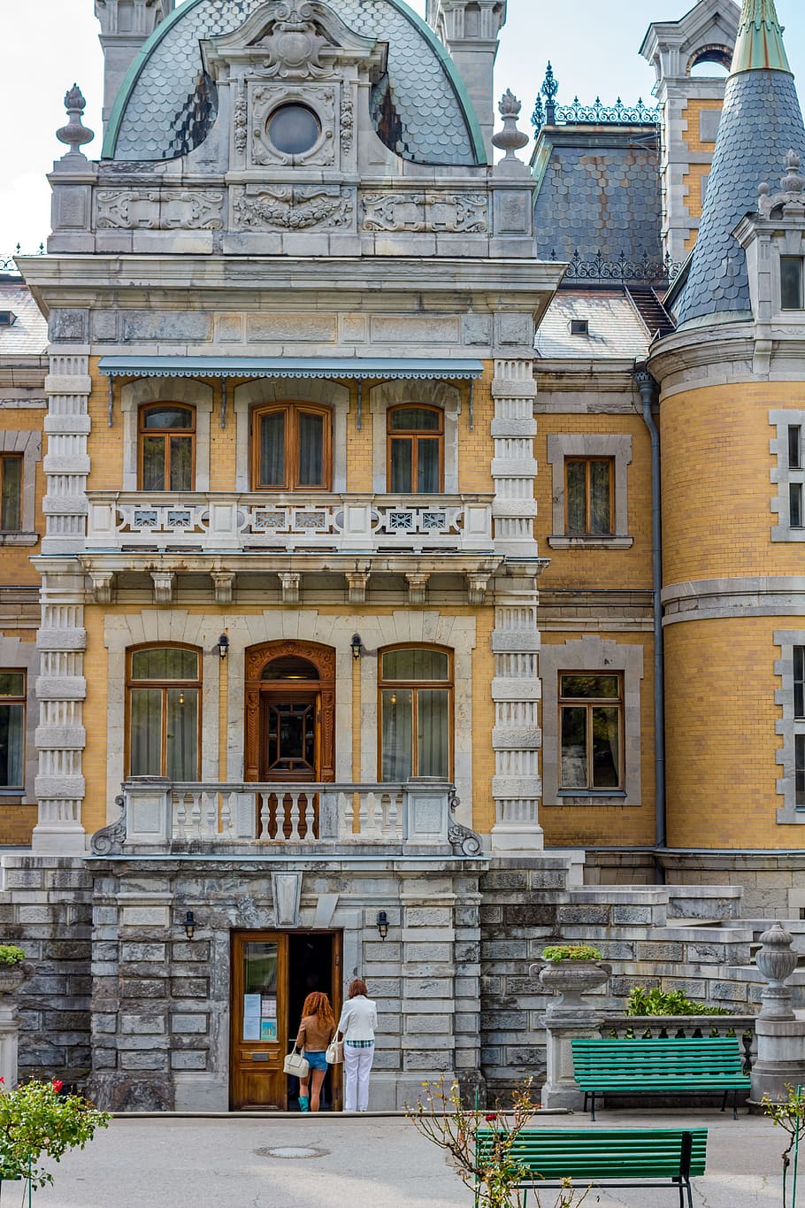 massandra, crimea, russia, ukraine, old, yalta, palace, homestead, HD wallpaper