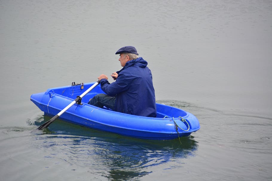 Rower, Man, Rowing, Water, Boat, transportation, water sports HD wallpaper