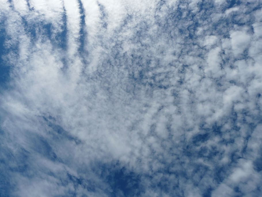 clouds, sky, cloudiness, cirrocumuli, small schäfchenwolken HD wallpaper