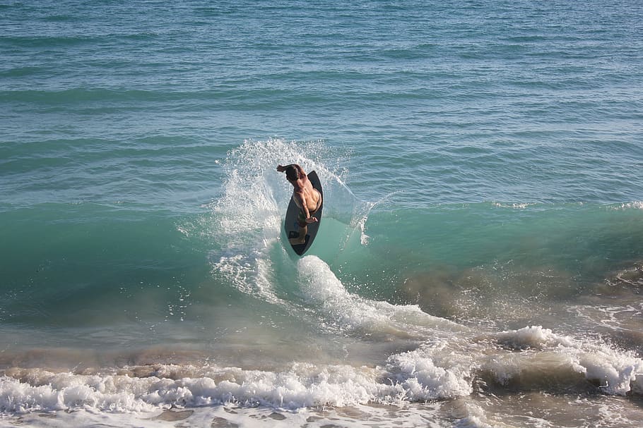 Surf, Surfer, Wave, Sea, Ocean, Water, summer, surfing, man HD wallpaper