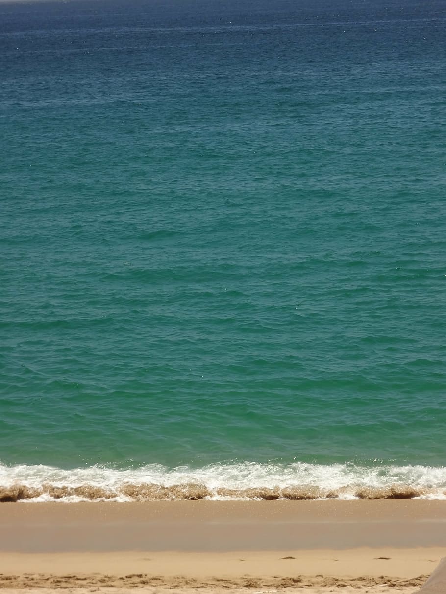 ocean, waters, blue, cabo san lucas, medano beach, refreshing, HD wallpaper