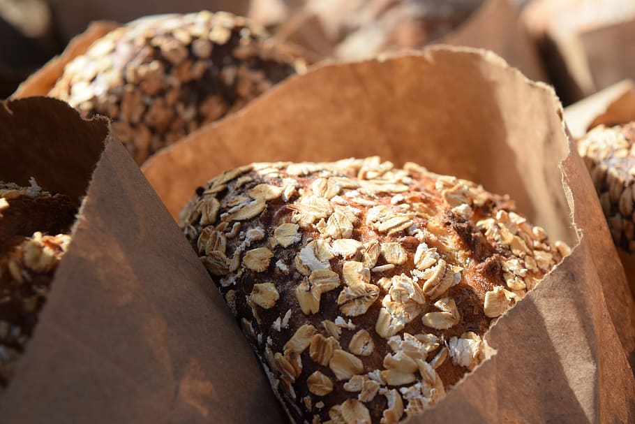 bread, fresh, wheat, loaf, brown, healthy, flour, breakfast HD wallpaper