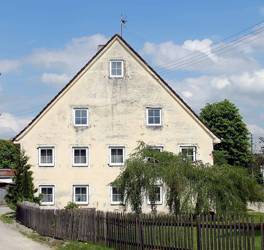 Amberg, Unterallgäu, Monument, House, building, old, historic, HD wallpaper