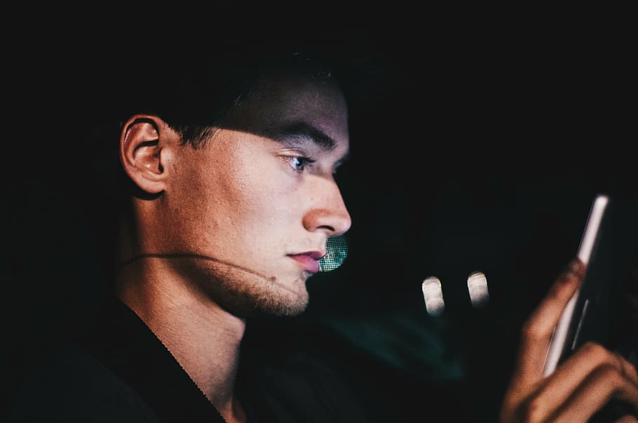 man's face close-up photography, black, haired, wearing, shirt HD wallpaper