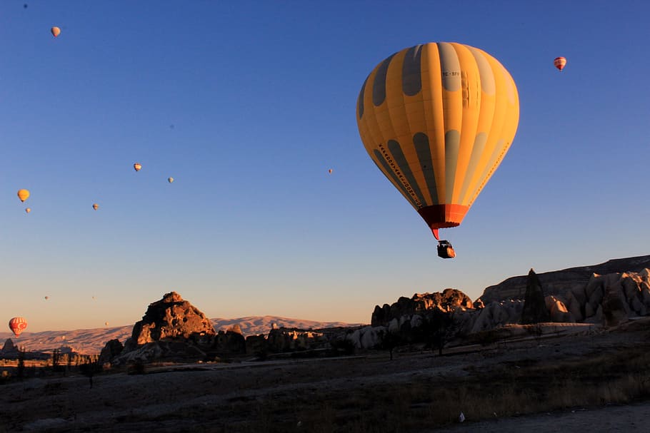 HD wallpaper: nevşehir, cappadocia, turkey, travel, landscape, hot air  balloon | Wallpaper Flare