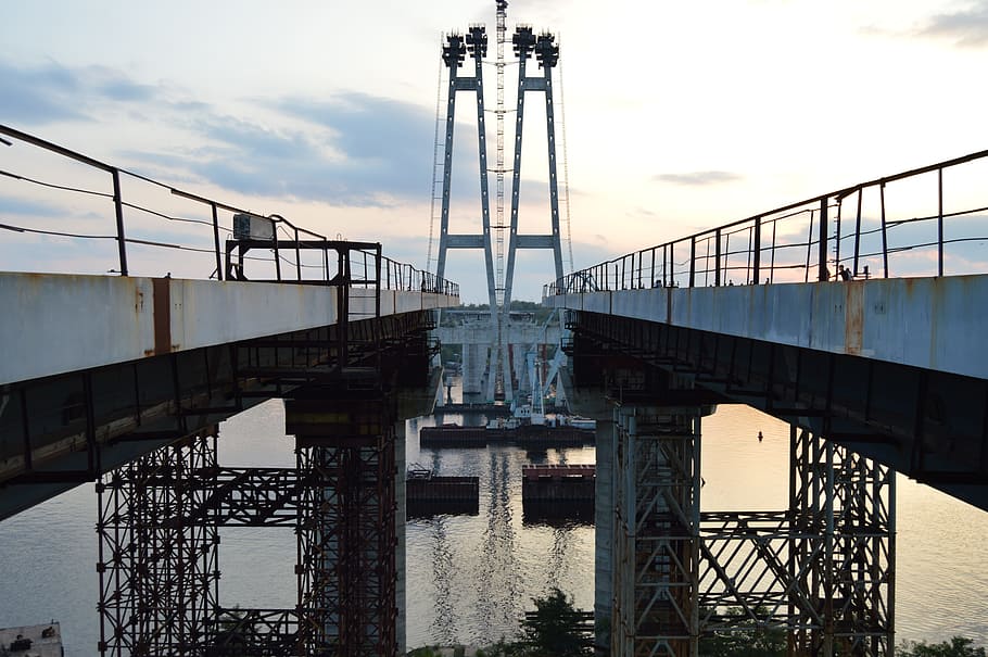 architecture, bridges, river, beautiful view, transportation HD wallpaper