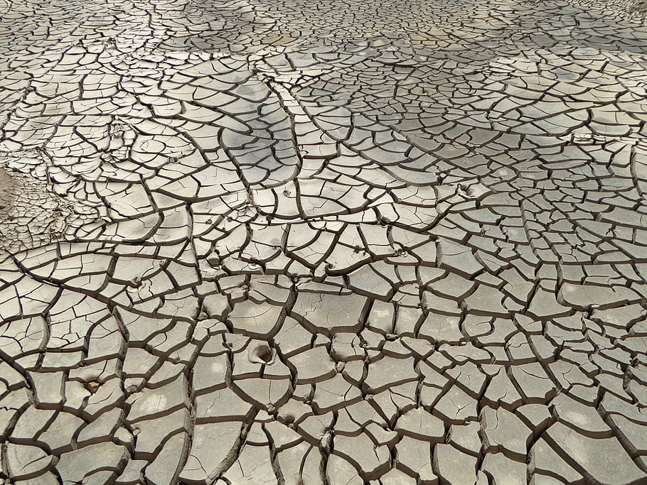 photo of dried land during daytime, drought, ground, clay, cracks, HD wallpaper