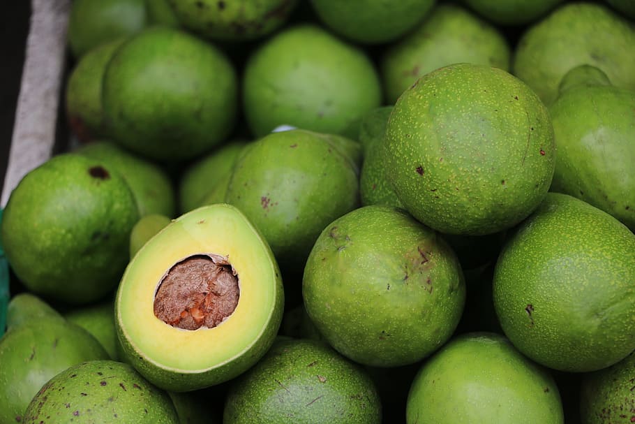 pile of green avocado fruits, sri lanka, fruit stand, food and drink HD wallpaper