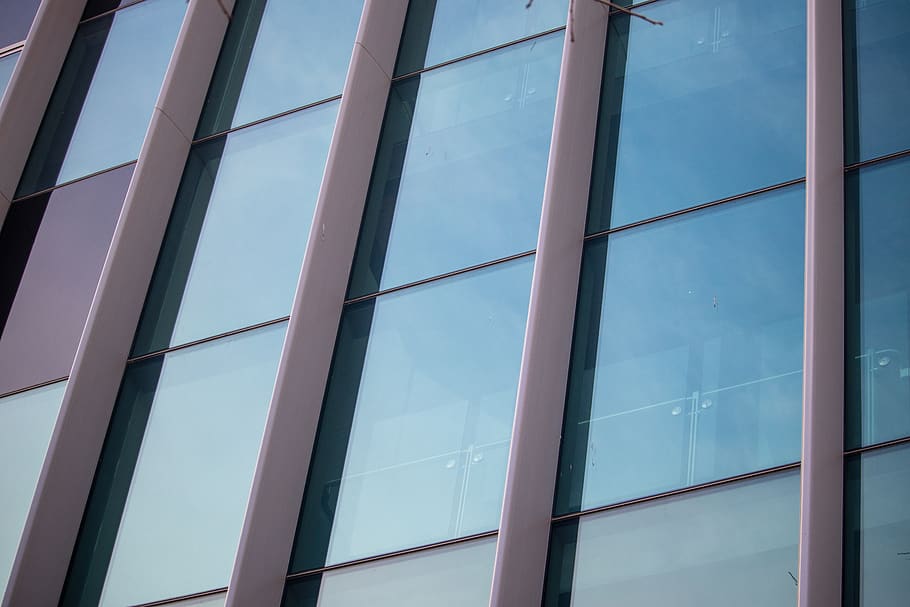 glass, building, architecture, office, modern, work, commercial HD wallpaper