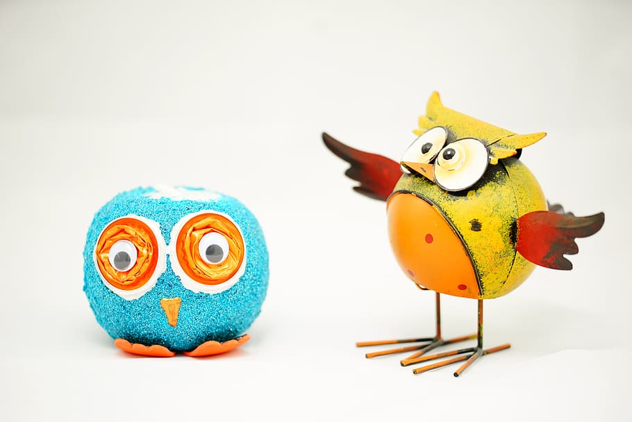 owl, deco, tinker, encapsulate, funny, cute, decorative, painted HD wallpaper