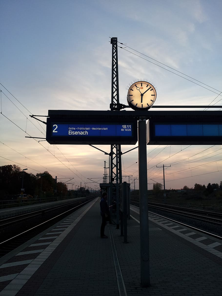Platform, Breakpoint, Rail Traffic, railroad track, transportation HD wallpaper