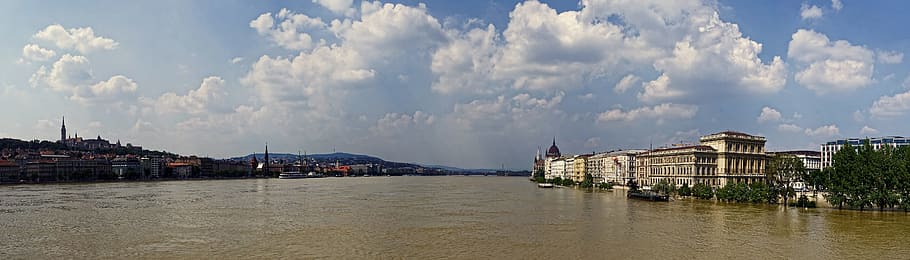 danube, budapest, hungary, river, architecture, places of interest HD wallpaper