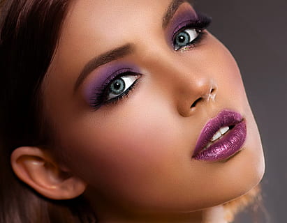 portrait, makeup, face, model, glamour, make-up, beauty, human face HD wallpaper