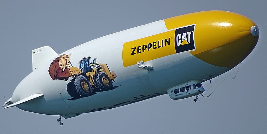 zeppelin, airship, friedrichshafen, aircraft, lake constance, HD wallpaper