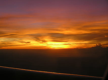 sunset, sky, sunrise, sunlight, sunny, horizon, dom, dawn, dusk HD wallpaper