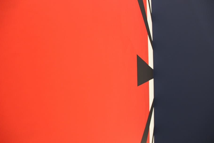Wall, Perspective, Facade, red, abstract, built structure, multi colored HD wallpaper