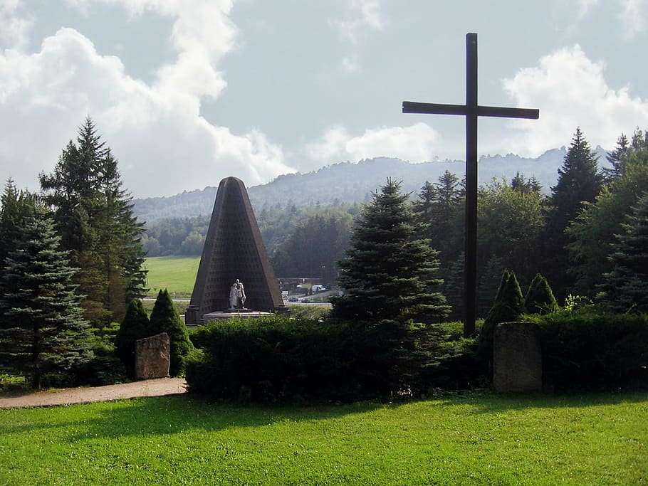 monument, nature, plant, tree, cloud - sky, belief, religion HD wallpaper