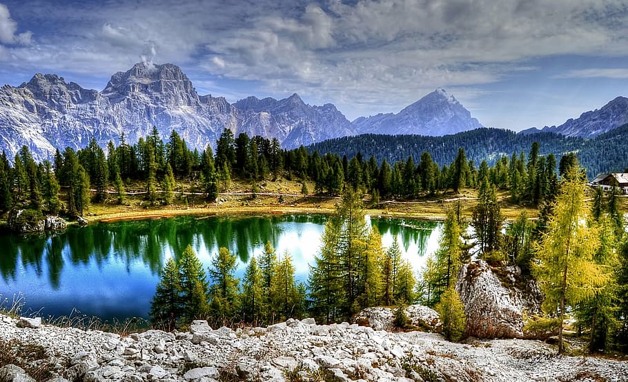 body of water surrounded by trees at daytime photography, sorapiss, HD wallpaper