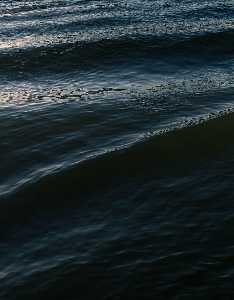 body of water with waves during daytime, body of water, texture HD wallpaper