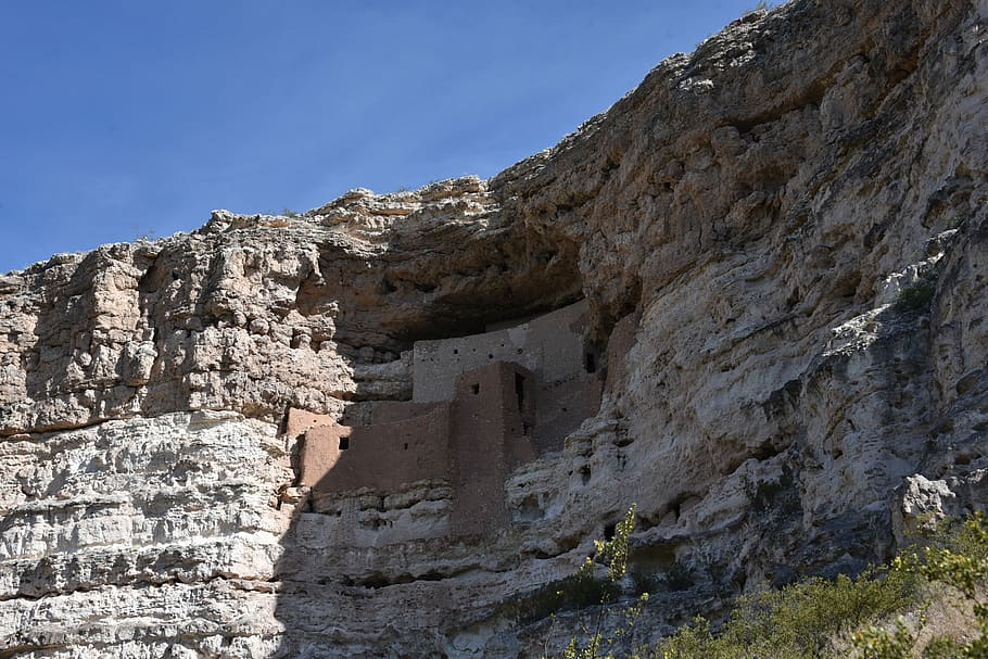 Montezuma'S Castle, Rock Dwelling, arizona, monument, indian structure, HD wallpaper