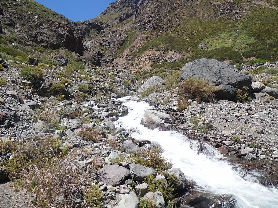 chile, cajon, maipo, beauty in nature, scenics - nature, rock HD wallpaper