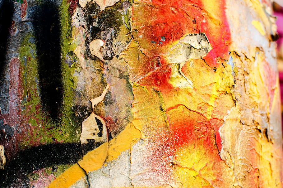 Graffiti, Wall, Paint, Cracked, cracked paint, crackled, spray paint HD wallpaper