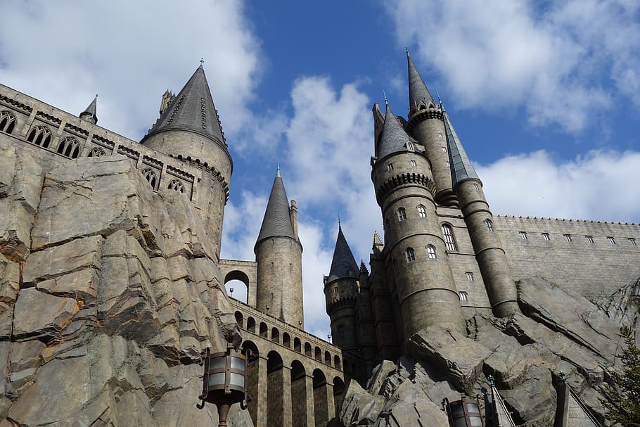 harry potter, castle, osaka, universal studios, architecture HD wallpaper
