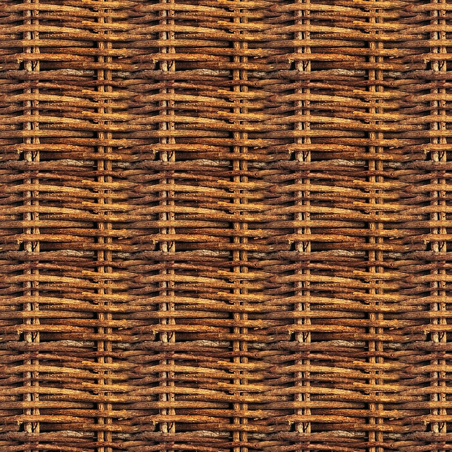 wicker brown frame, tile, pattern, design, texture, seamless HD wallpaper