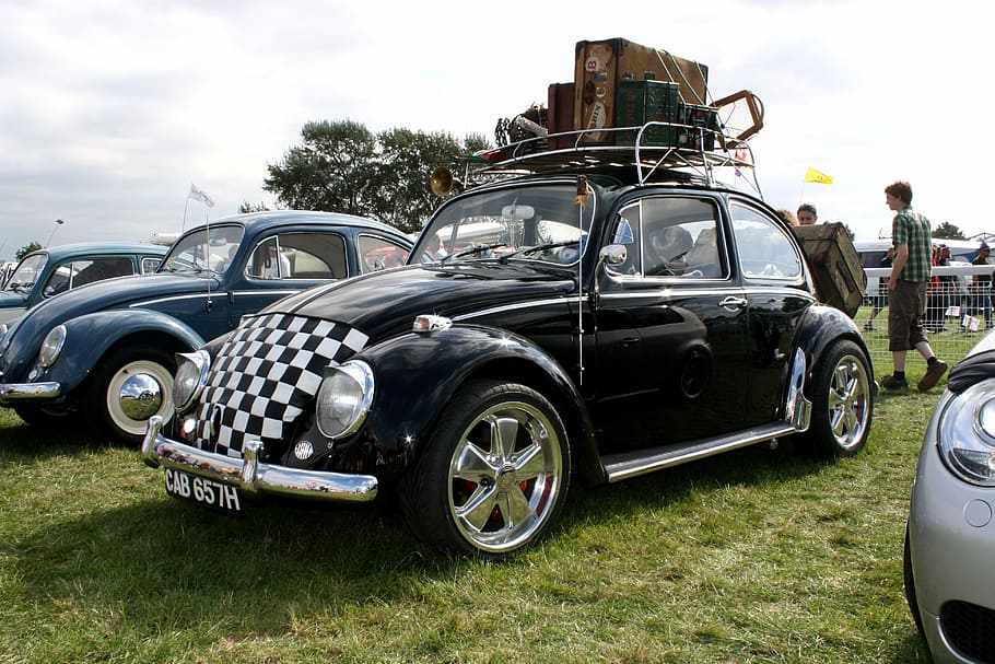 Vw Beetle, Volkswagen, Classic, Oldtimer, porter, car, old-fashioned HD wallpaper