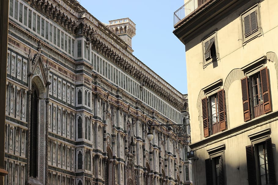 florence, marble, cathedral, architecture, facade, building exterior HD wallpaper