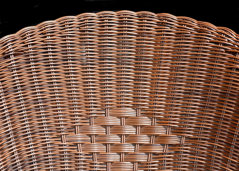 Armchair, Folder, Braiding, canework, pattern, wicker, basket HD wallpaper
