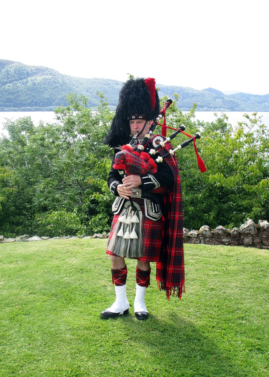 Scotland, Bagpipes, Instrument, Scottish, culture, tartan, musician, HD wallpaper