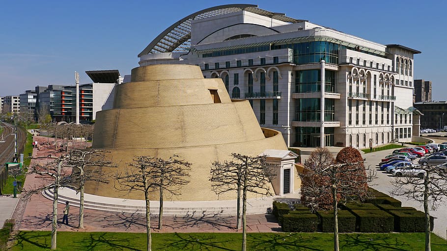 Ziggurat, Budapest, art, architecture, built structure, building exterior HD wallpaper