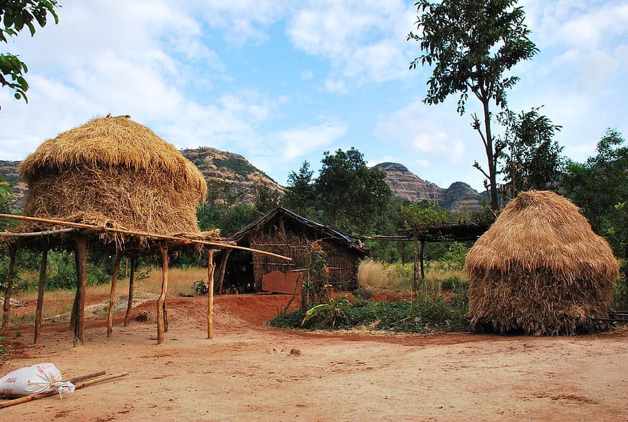 Hut, Lifestyle, Tribal, Rural, Landscape, house, poor, living, HD wallpaper