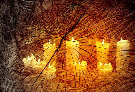 white lighted candle lot illustration, candles, candlelight HD wallpaper