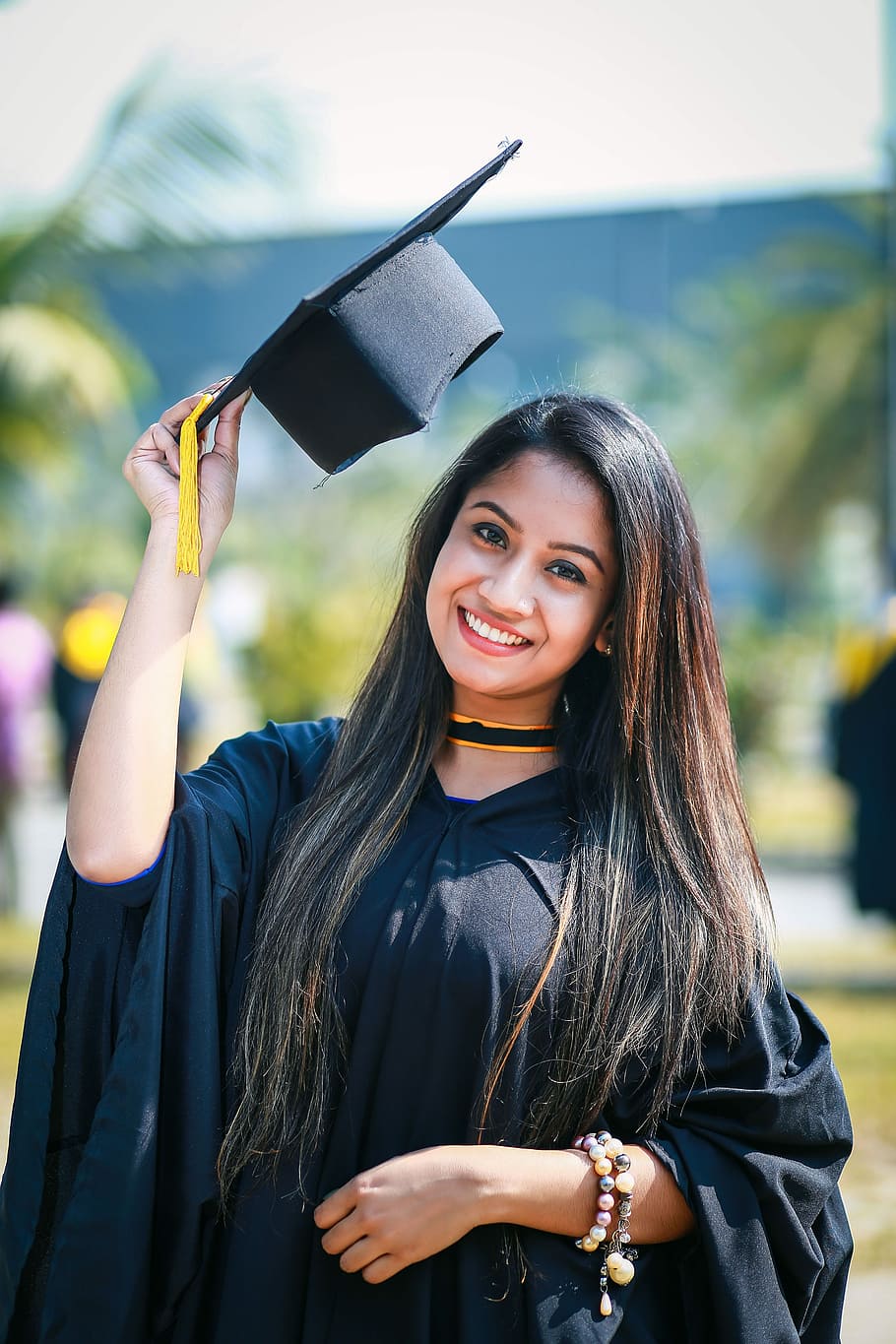 young, face, woman, people, hair, skin, portrait, mortarboard